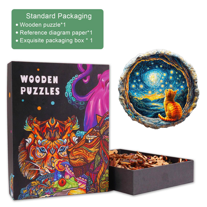 3D Starry Dream Wooden Jigsaw Puzzle