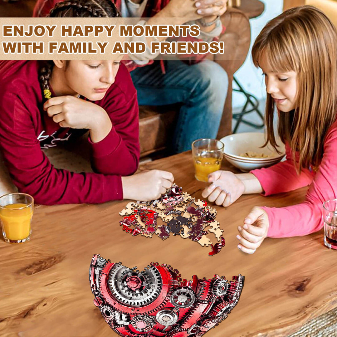 Cyber Apple Holz-Puzzle