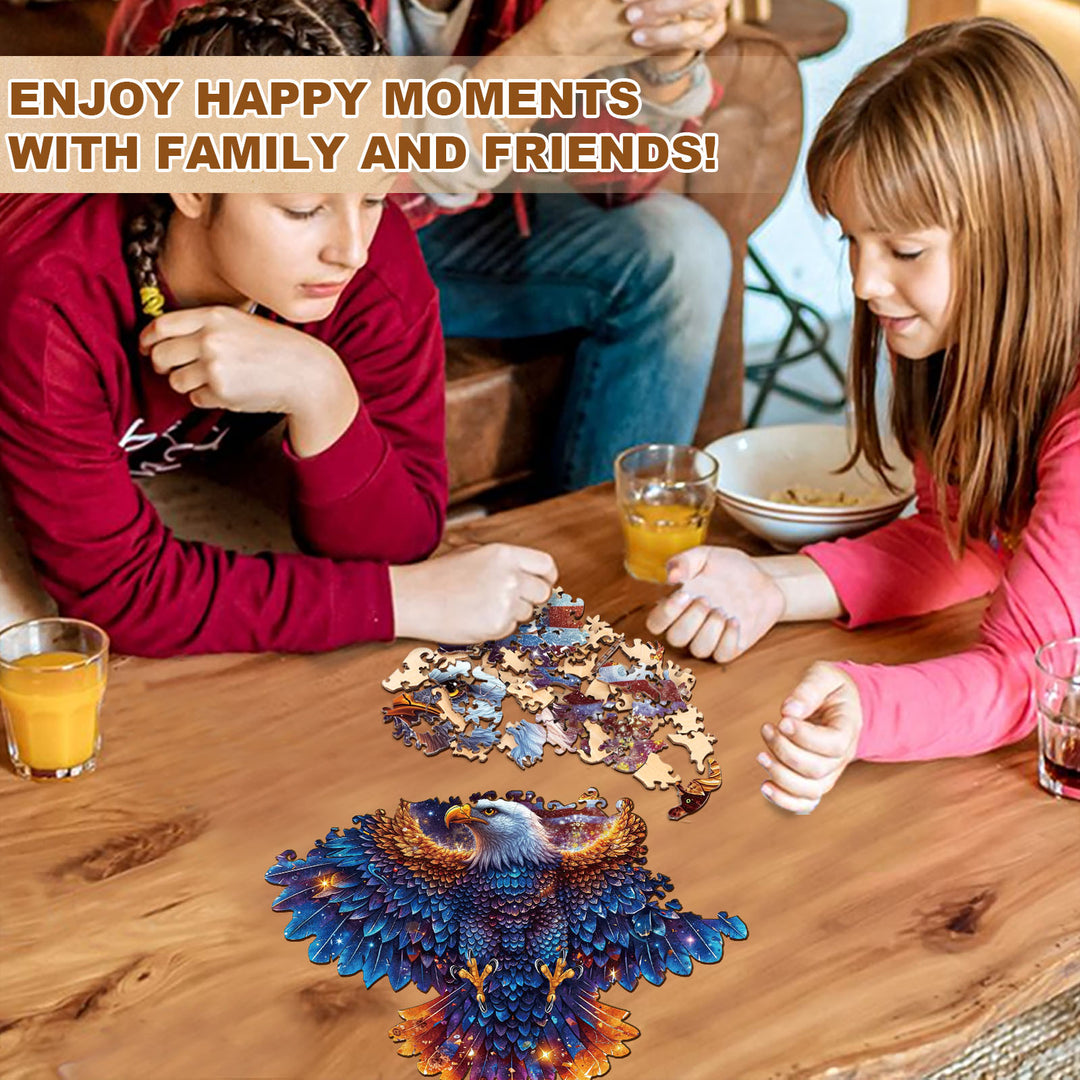 Patriot Eagle Wooden Jigsaw Puzzle