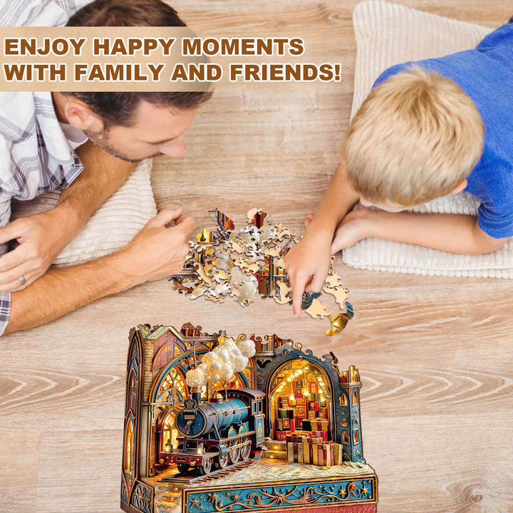 Cloud Platform Wooden Jigsaw Puzzle