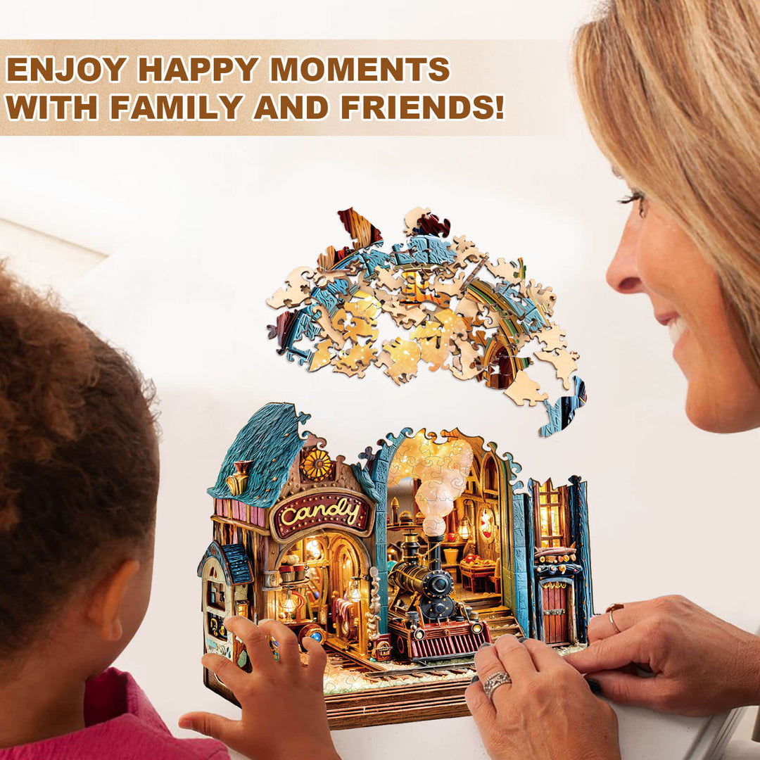 Candy Platform Wooden Jigsaw Puzzle