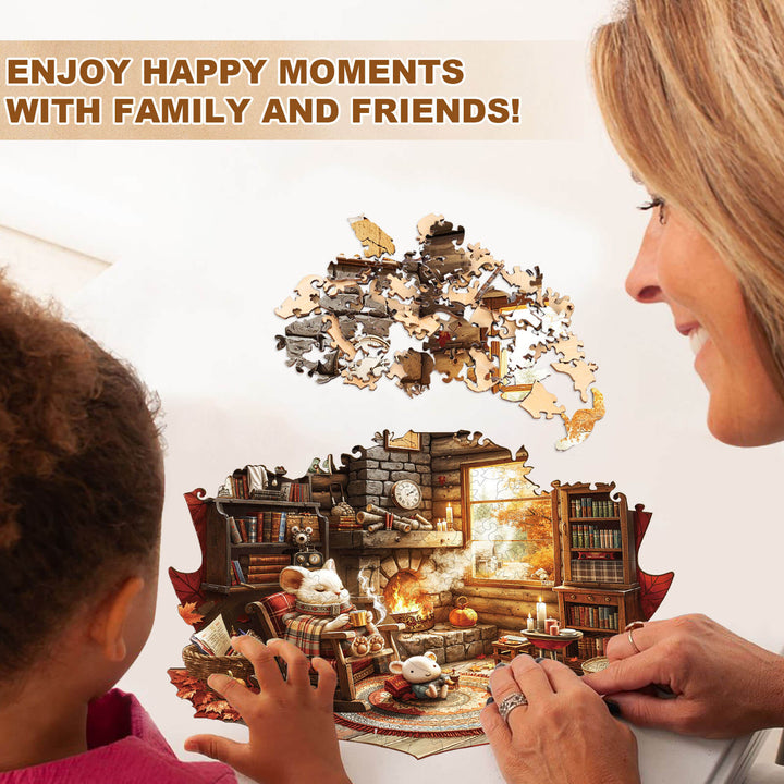 Maple Leaf Story Wooden Jigsaw Puzzle