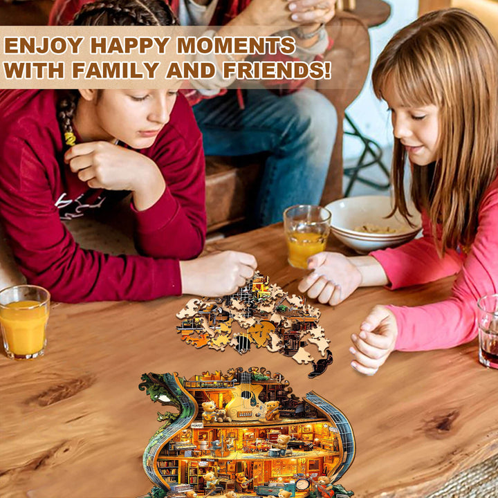 Music House-2 Wooden Jigsaw Puzzle