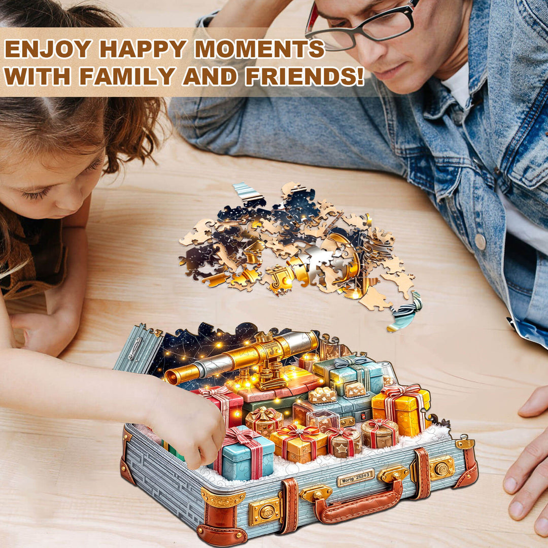 Astronomy Gift Box Wooden Jigsaw Puzzle