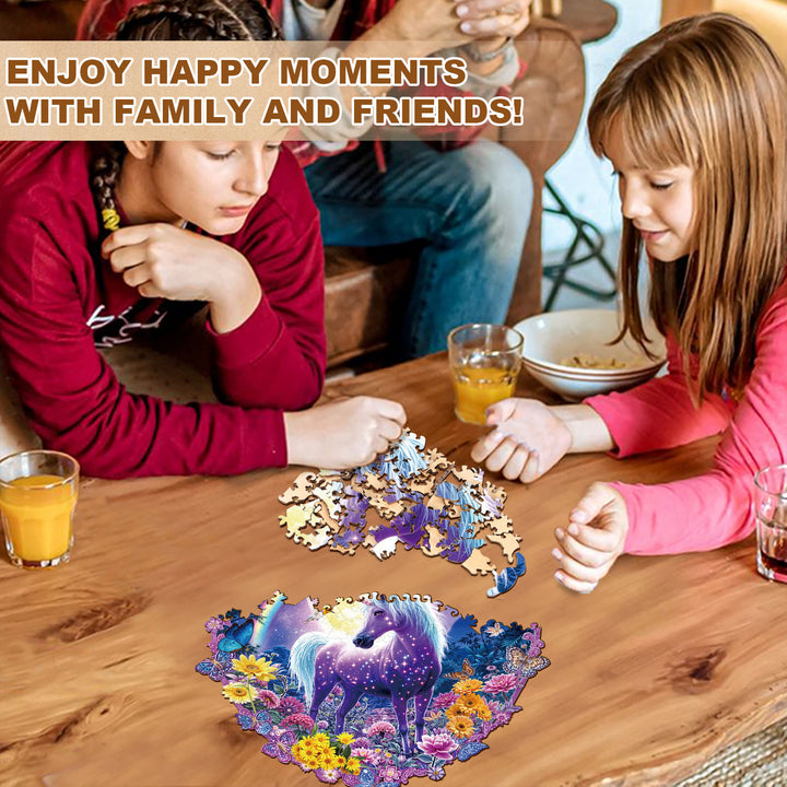 Moonlight Mirage Wooden Jigsaw Puzzle