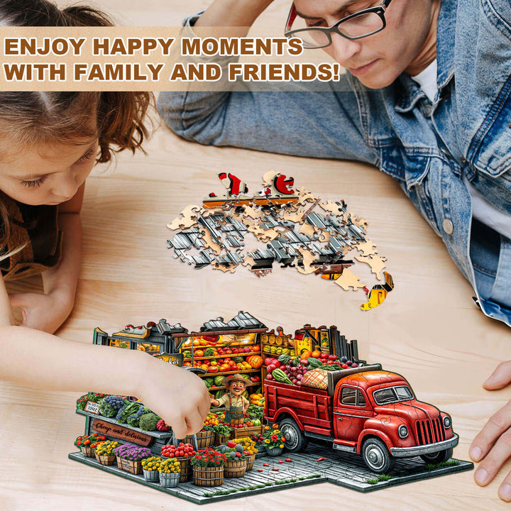 Bauernmarkt Holz-Puzzlespiel