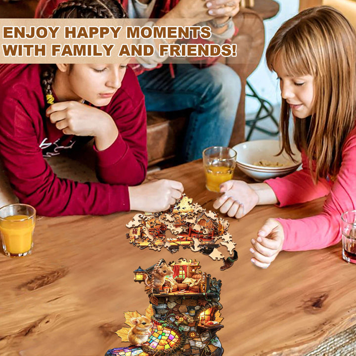 boot hut Wooden Jigsaw Puzzle