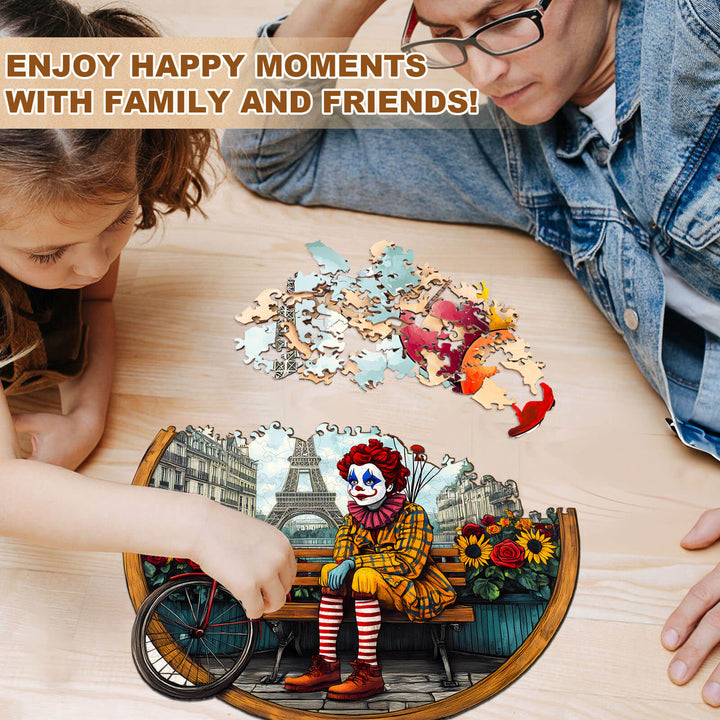 Gedanken des Jokers Holz-Puzzle