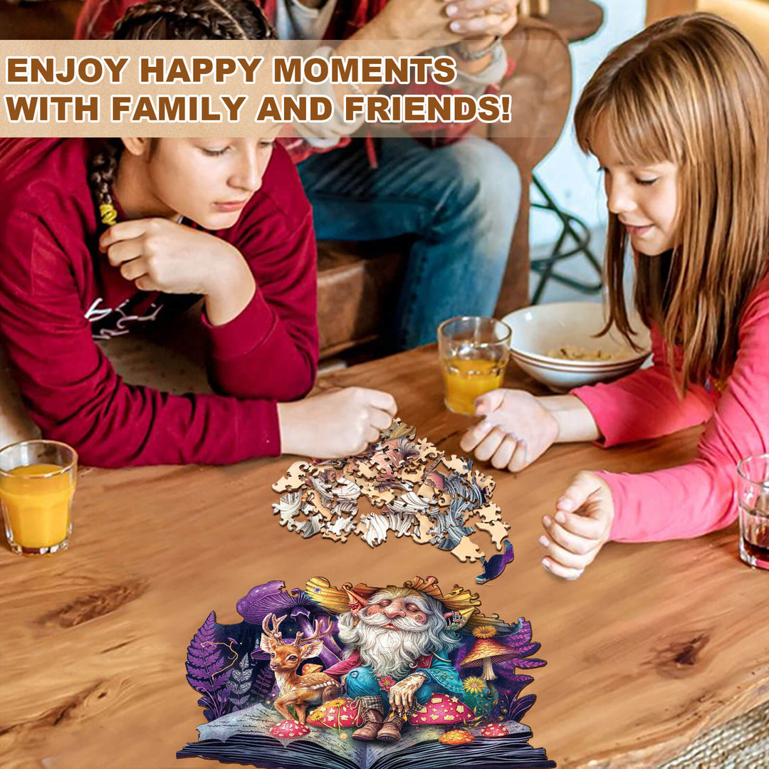 Mushroom Secret Wooden Jigsaw Puzzle