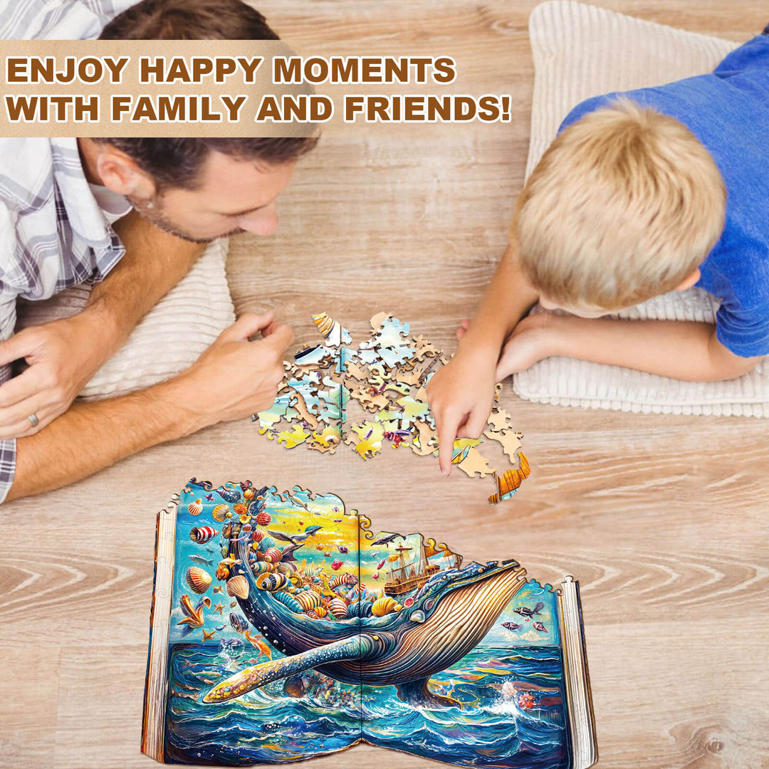 Puzzle en bois Histoire de la baleine-2