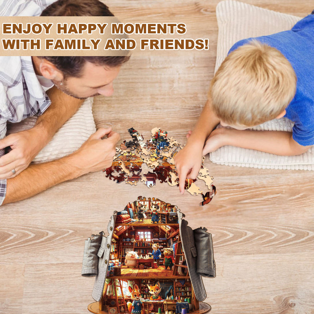 Blissful Wardrobe Wooden Jigsaw Puzzle