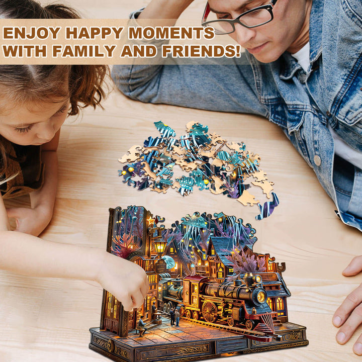 Underwater platform Wooden Jigsaw Puzzle