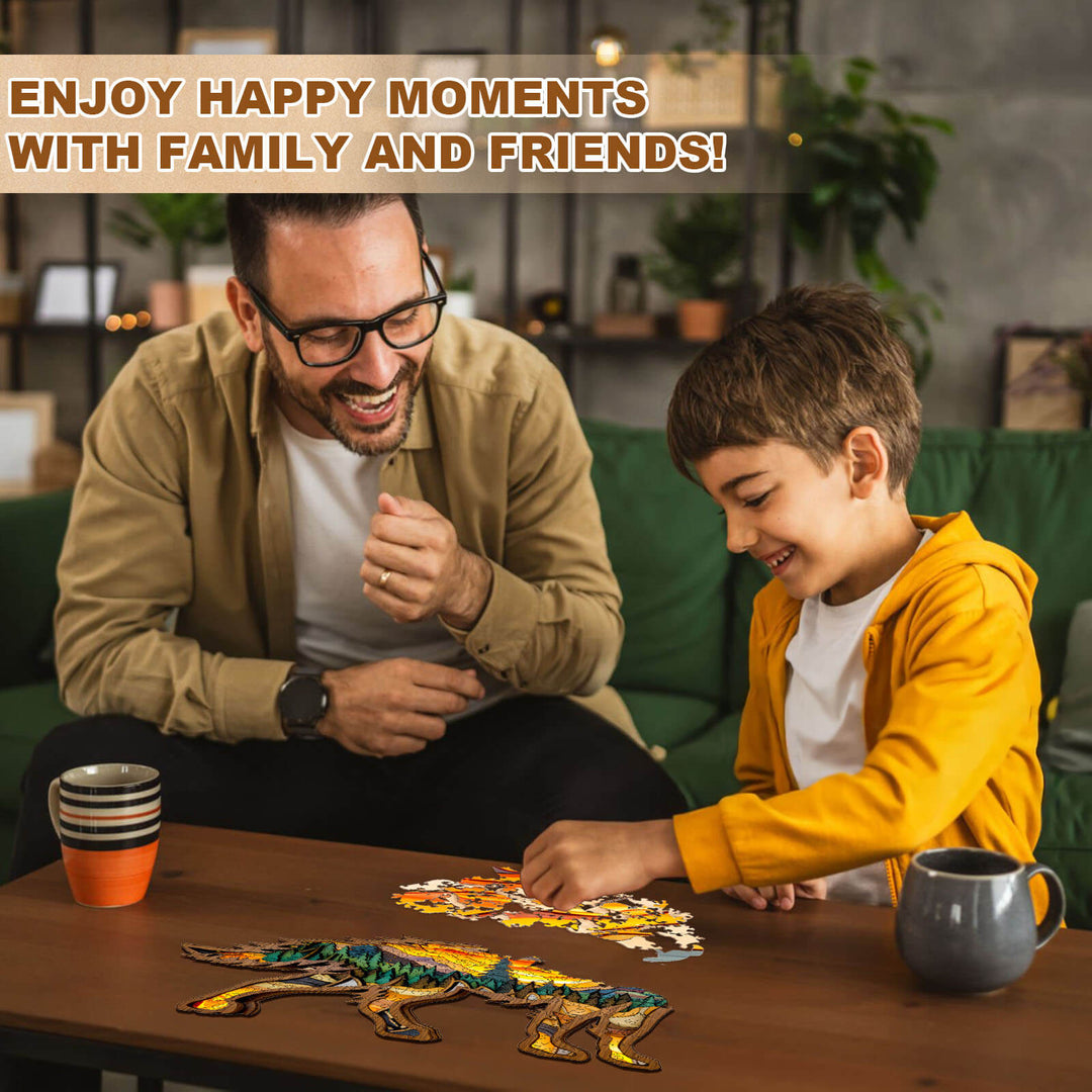 Wooden Wolf Wooden Jigsaw Puzzle