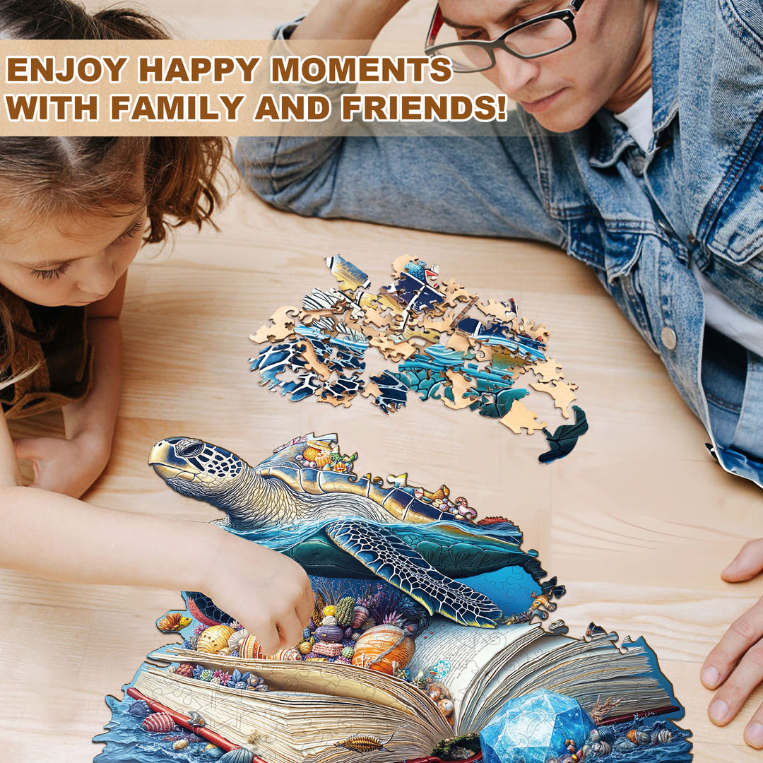Turtle Story-1 Holz-Puzzle