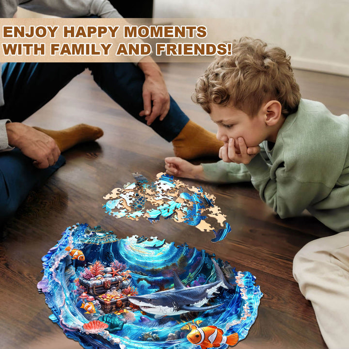 Whirlpool Treasures Wooden Jigsaw Puzzle