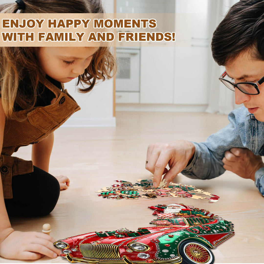 Crazy Christmas Wooden Jigsaw Puzzle