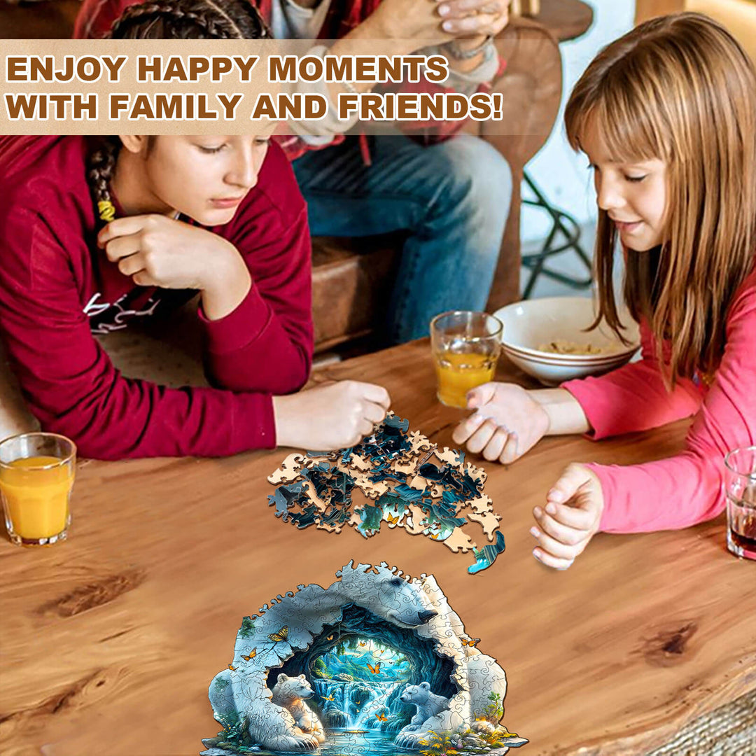 Arctic Sanctuary Wooden Jigsaw Puzzle