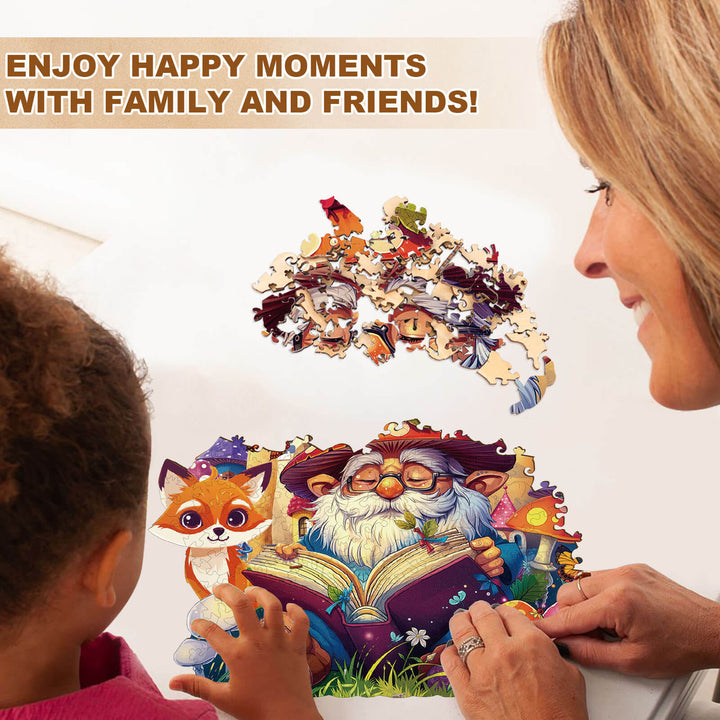 reading time Wooden Jigsaw Puzzle