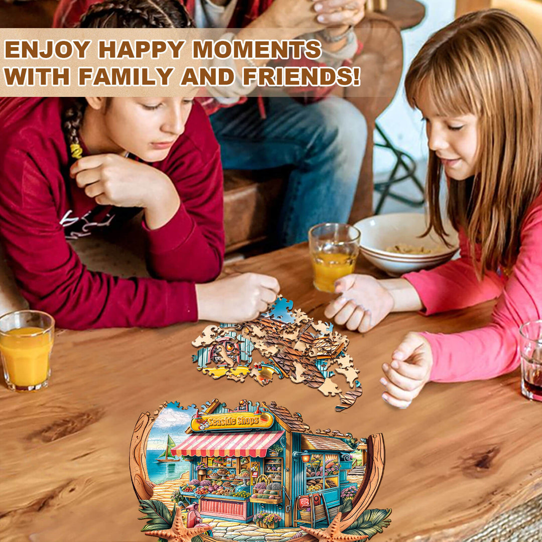 Seaside Shop Holz-Puzzlespiel