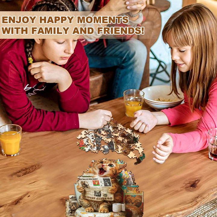 Toilet Times Wooden Jigsaw Puzzle