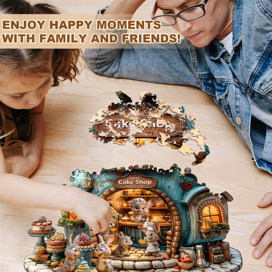 Holzpuzzle von Rabbit's Cake Shop