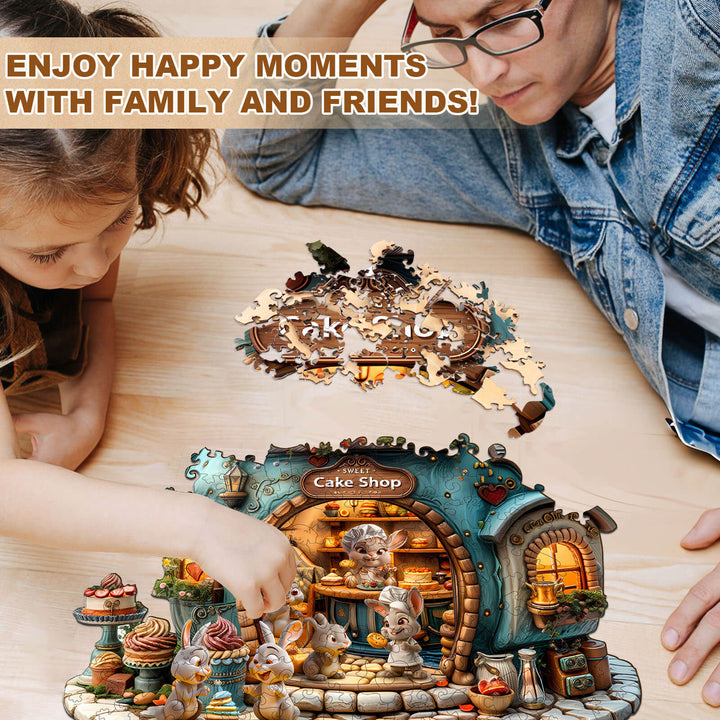 Holzpuzzle von Rabbit's Cake Shop