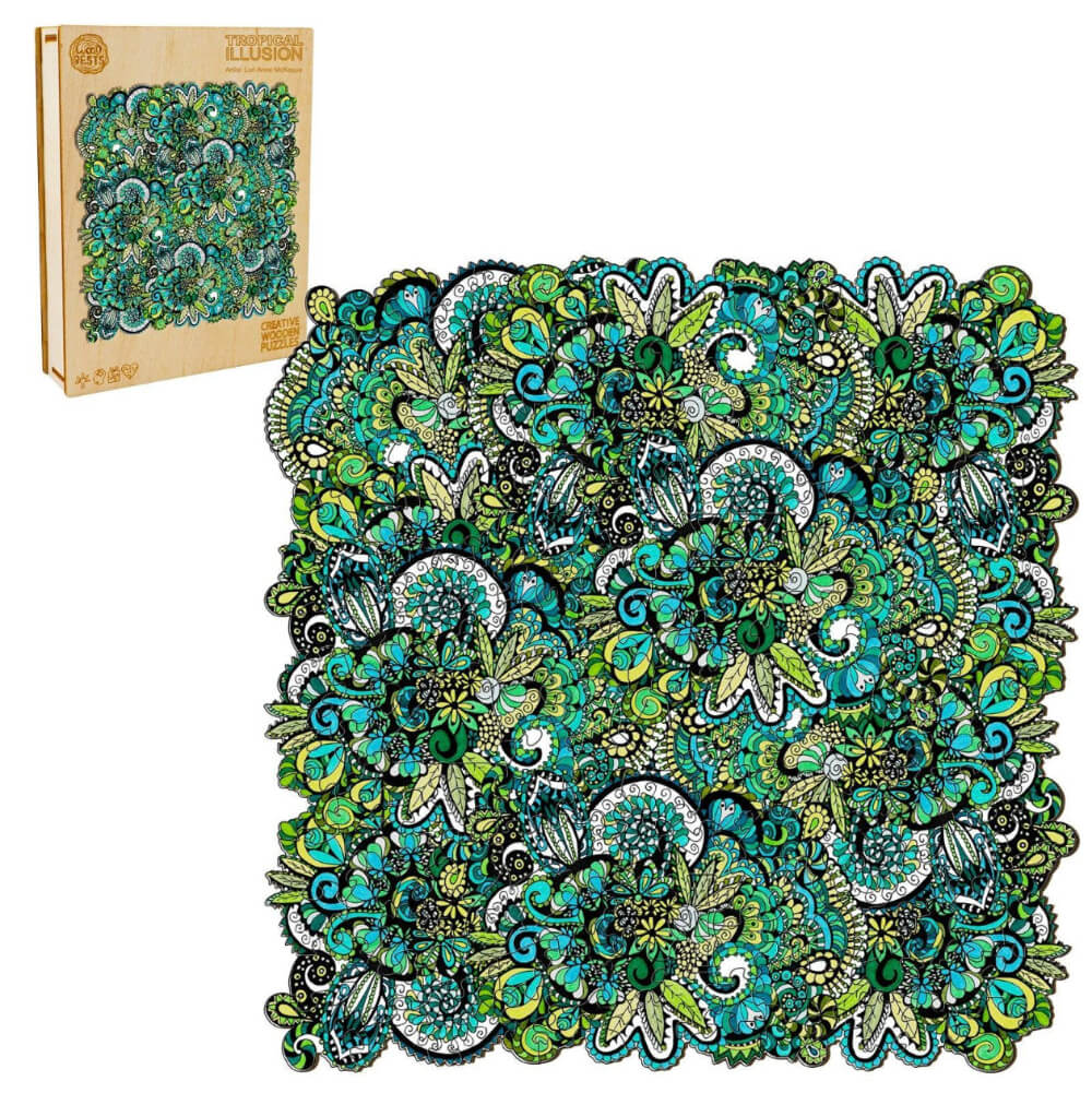 Mandala Tropical Illusion - By Artist Lori Anne McKague