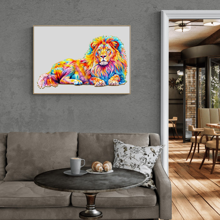 Lion Wooden Jigsaw Puzzle
