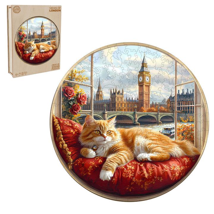 Views of London Wooden Jigsaw Puzzle