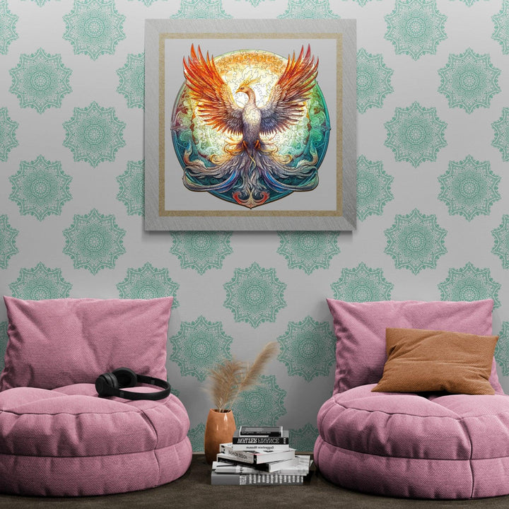 Mysterious Phoenix Wooden Jigsaw Puzzle