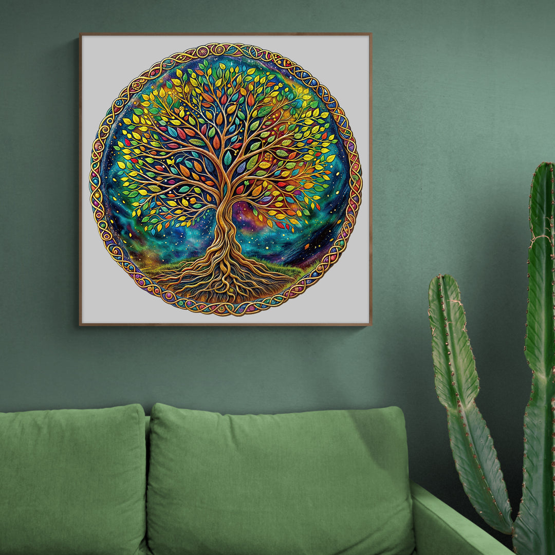Mysterious Tree of Life Wooden Jigsaw Puzzle