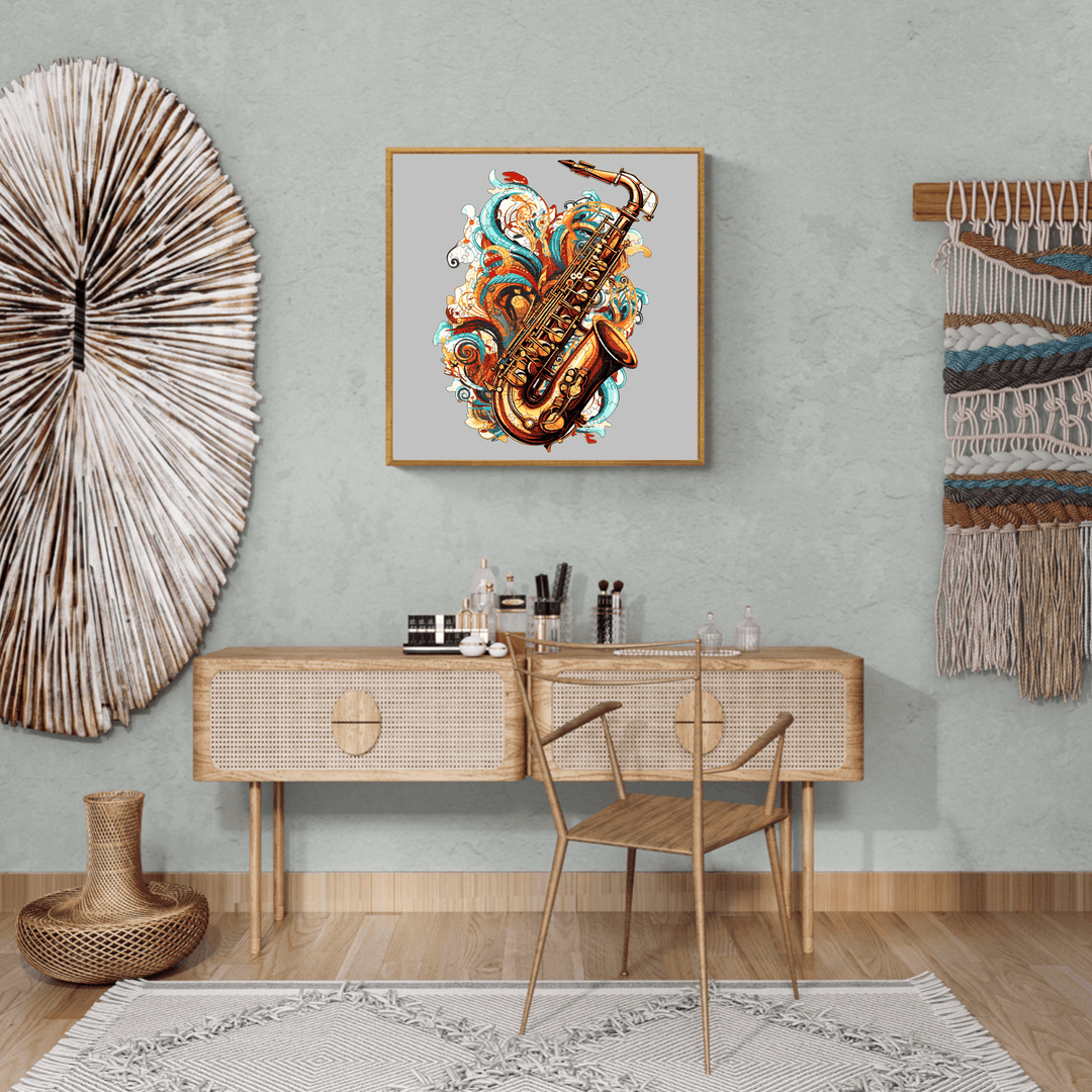 The Melodious Saxophone Wooden Jigsaw Puzzle