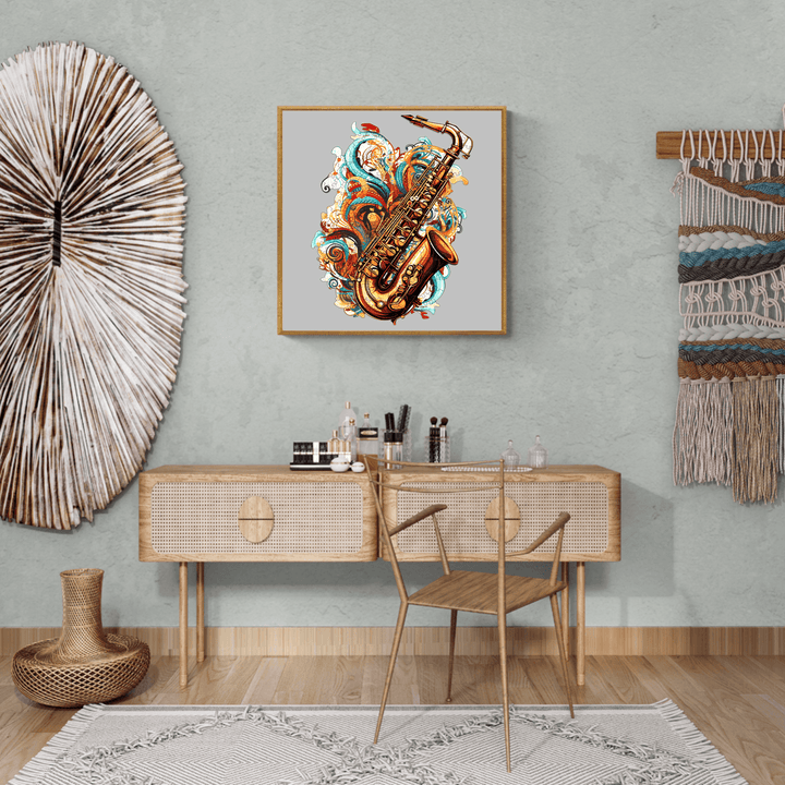The Melodious Saxophone Wooden Jigsaw Puzzle