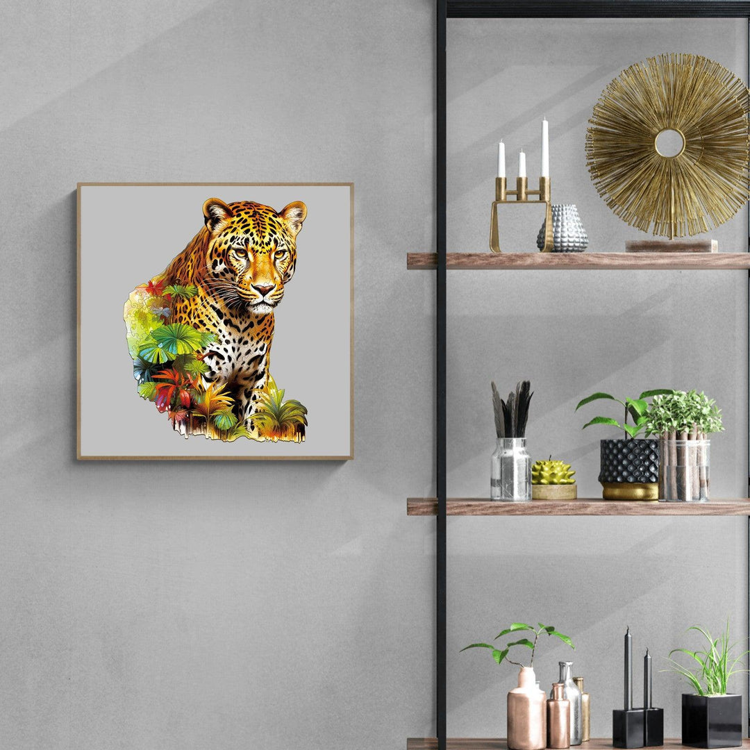 Jungle Cheetah Wooden Jigsaw Puzzle