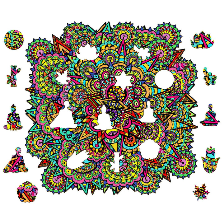 Mandala Psychic Celebration - By Artist Lori Anne McKague