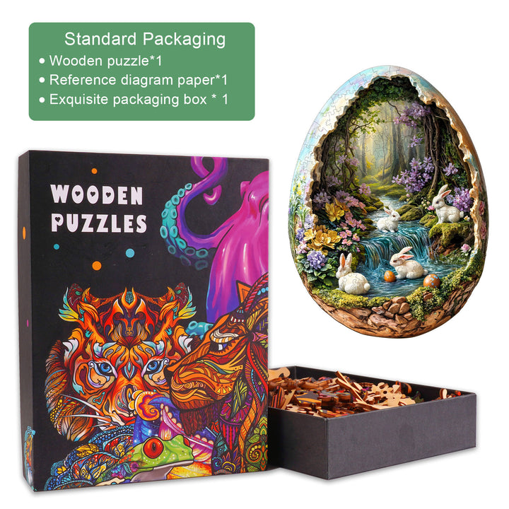 Wonderland Easter-3 Wooden Jigsaw Puzzle