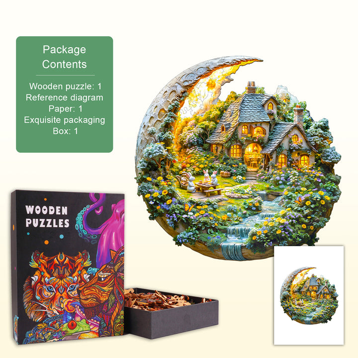 Puzzle en bois Moonlight Garden-2