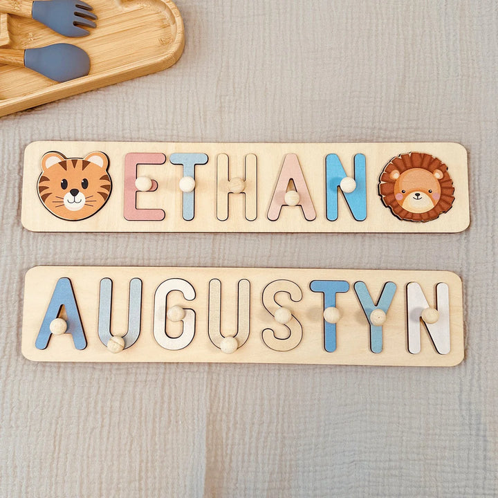 Personalized Wooden Baby Name Puzzle