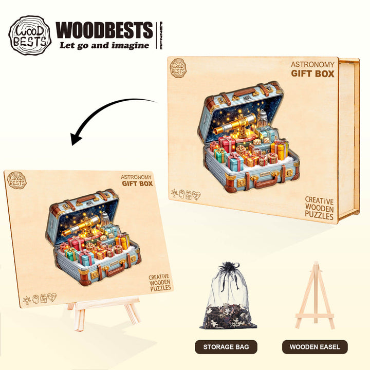 Astronomy Gift Box Wooden Jigsaw Puzzle