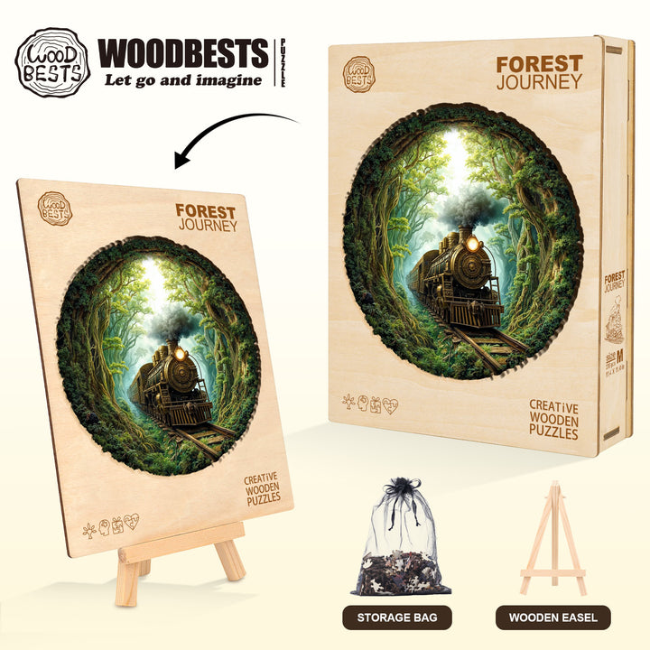 Forest Journey Wooden Jigsaw Puzzle