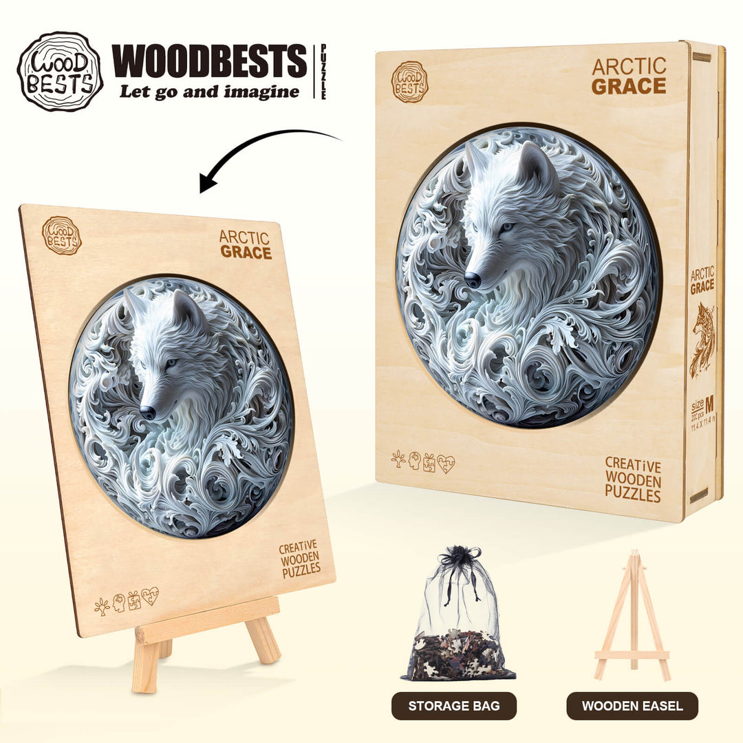 Arctic Grace Wooden Jigsaw Puzzle
