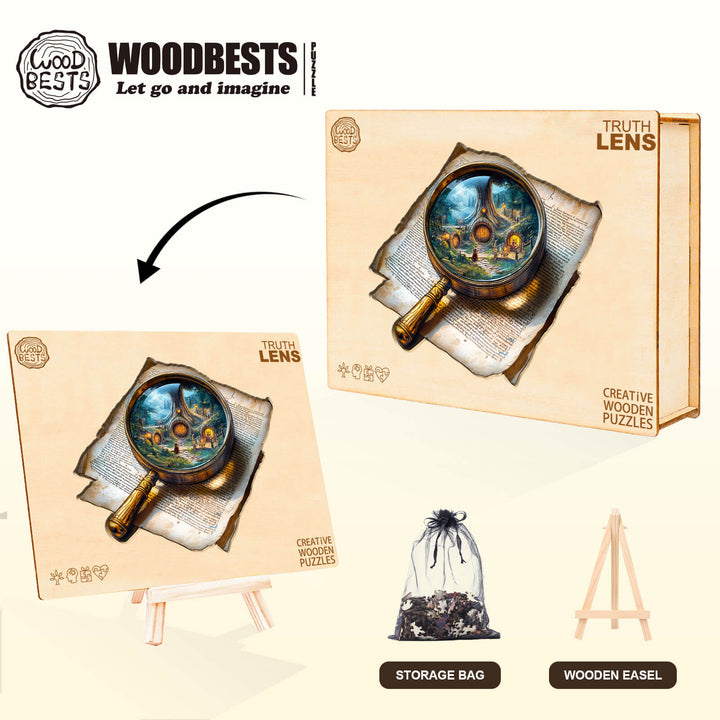 Truth Lens Holz-Puzzle