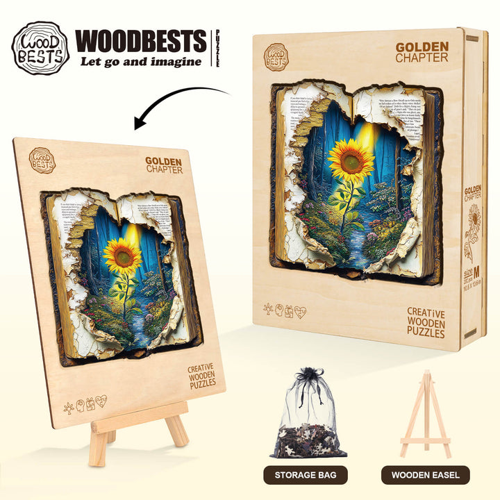 Golden Chapter Wooden Jigsaw Puzzle