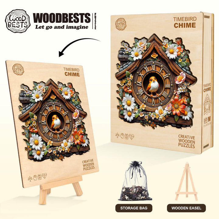 Puzzle en bois Timebird Chime