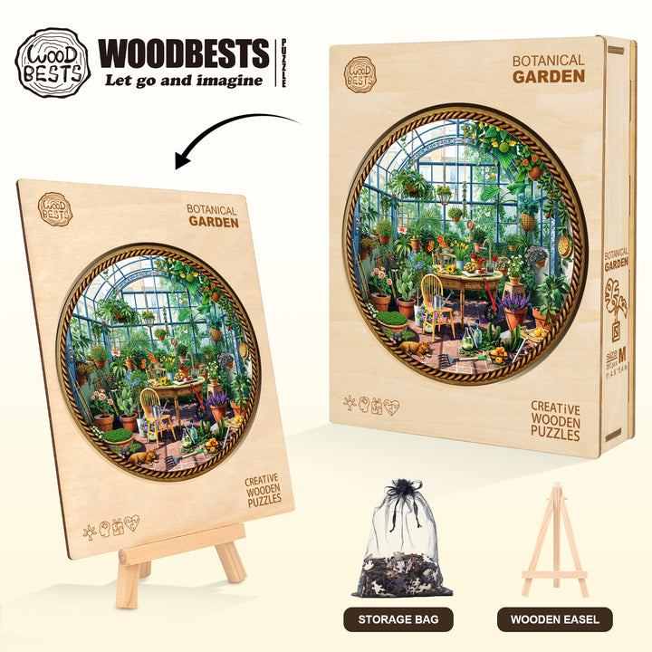botanical garden Wooden Jigsaw Puzzle