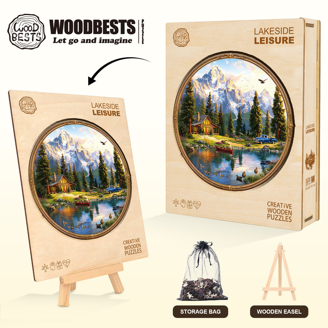 Lakeside leisure Wooden Jigsaw Puzzle