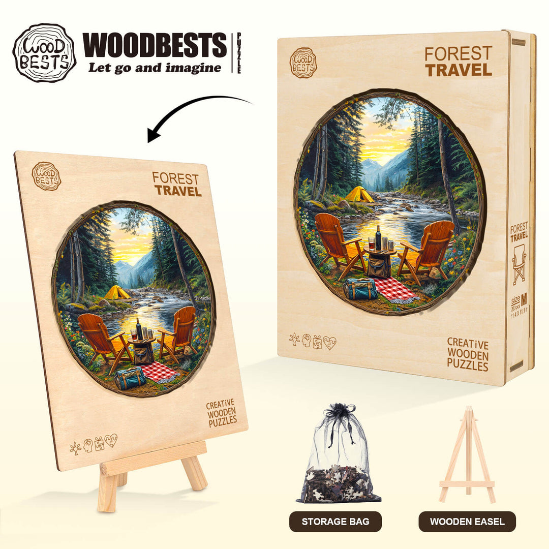 Forest Travel Wooden Jigsaw Puzzle