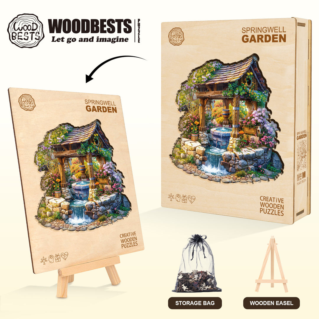 Springwell Garden Wooden Jigsaw Puzzle