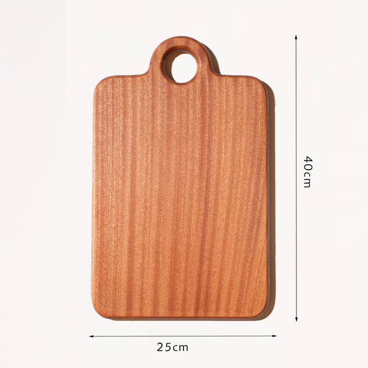 Ebony heavy-duty cutting board with a smooth surface and practical design, ideal for cooking and serving.