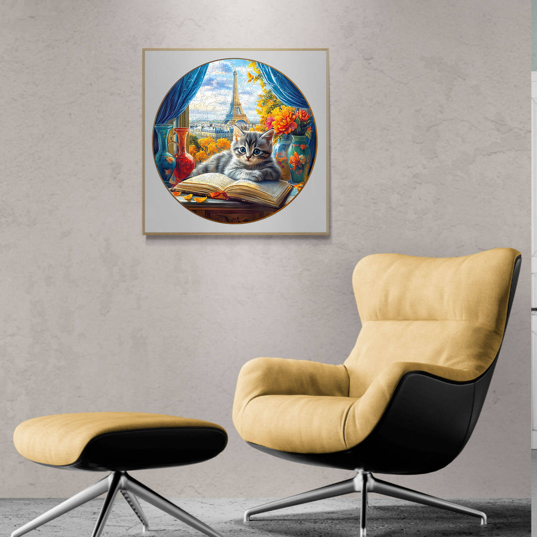 Views of Paris Wooden Jigsaw Puzzle